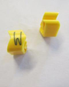 Cable noticeable clip 2-4 yellow/black W   diameter 4-10mm